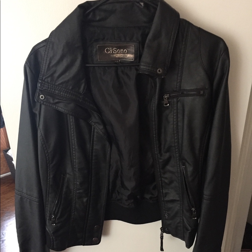 Leather jacket